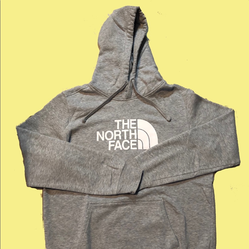 TNF (the north face) heathered grey hoodie